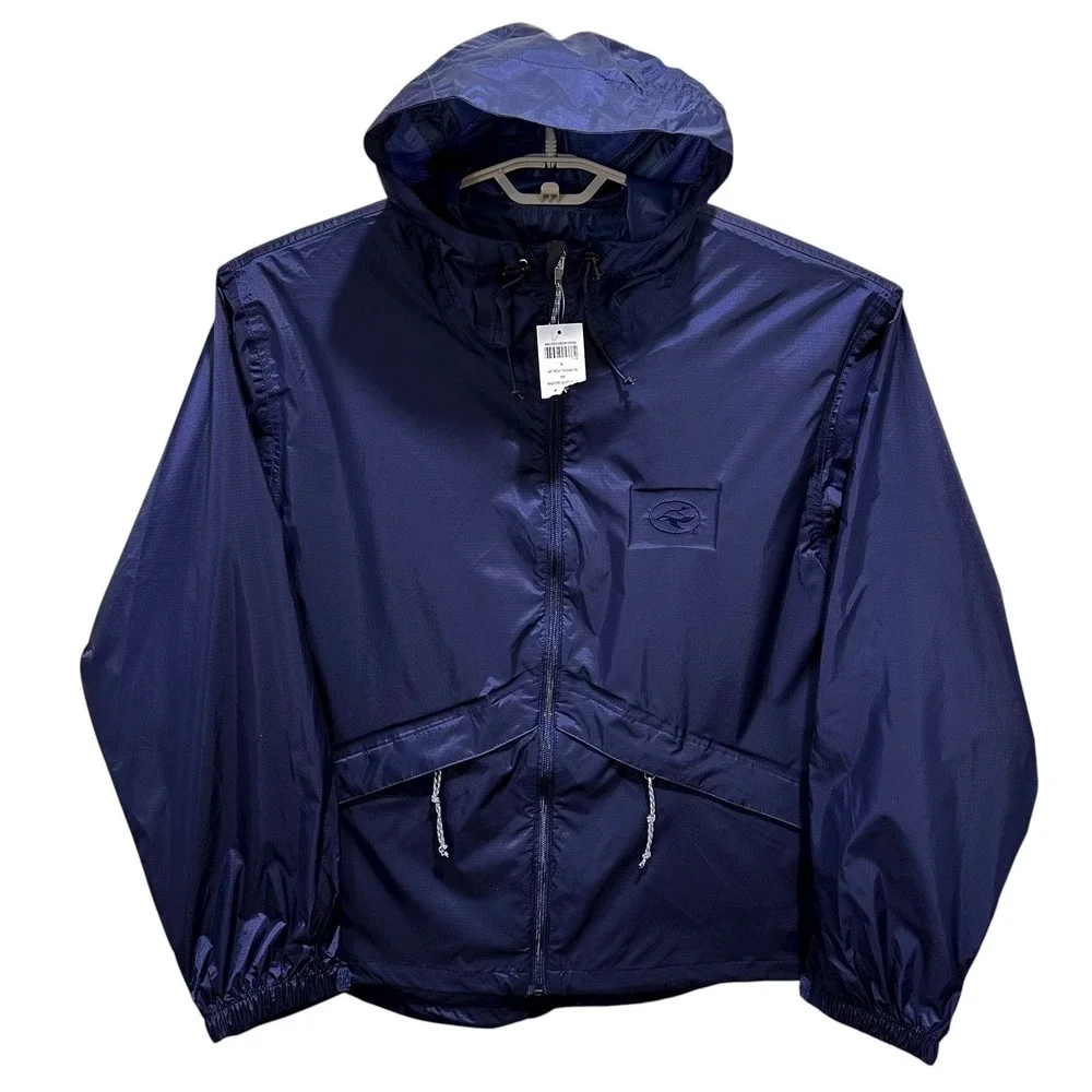 RedHead Mens Size L Ink Navy Blue Lightweight‎ Packable Hooded Jacket NWT